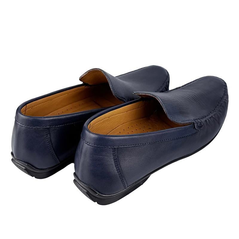 Мокасины мужские кожаные N-00050-1p. 39 25,5 см Синий - фото 4 Мокасины мужские кожаные N-00050-1p. 39 25,5 см Синий - фото 4