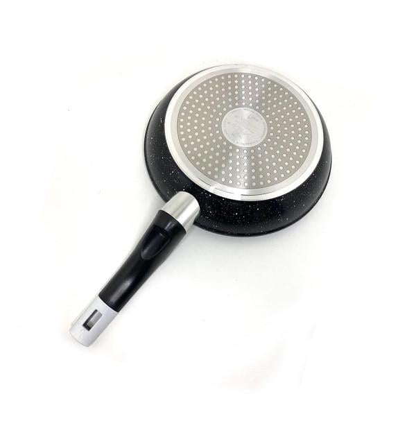 Сковорода со стеклянной крышкой мраморное покрытие 22 см - фото 4 Сковорода со стеклянной крышкой мраморное покрытие 22 см - фото 4