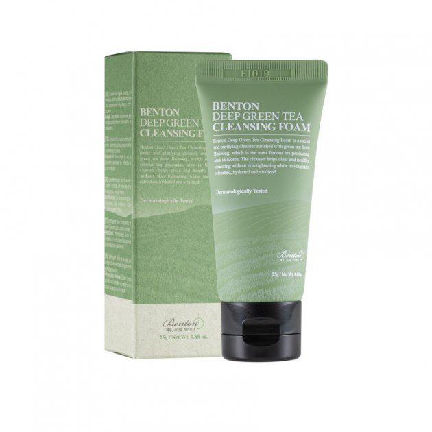 Пенка для умывания Benton Deep Green Tea Cleansing Foam 25 мл (1758879030)