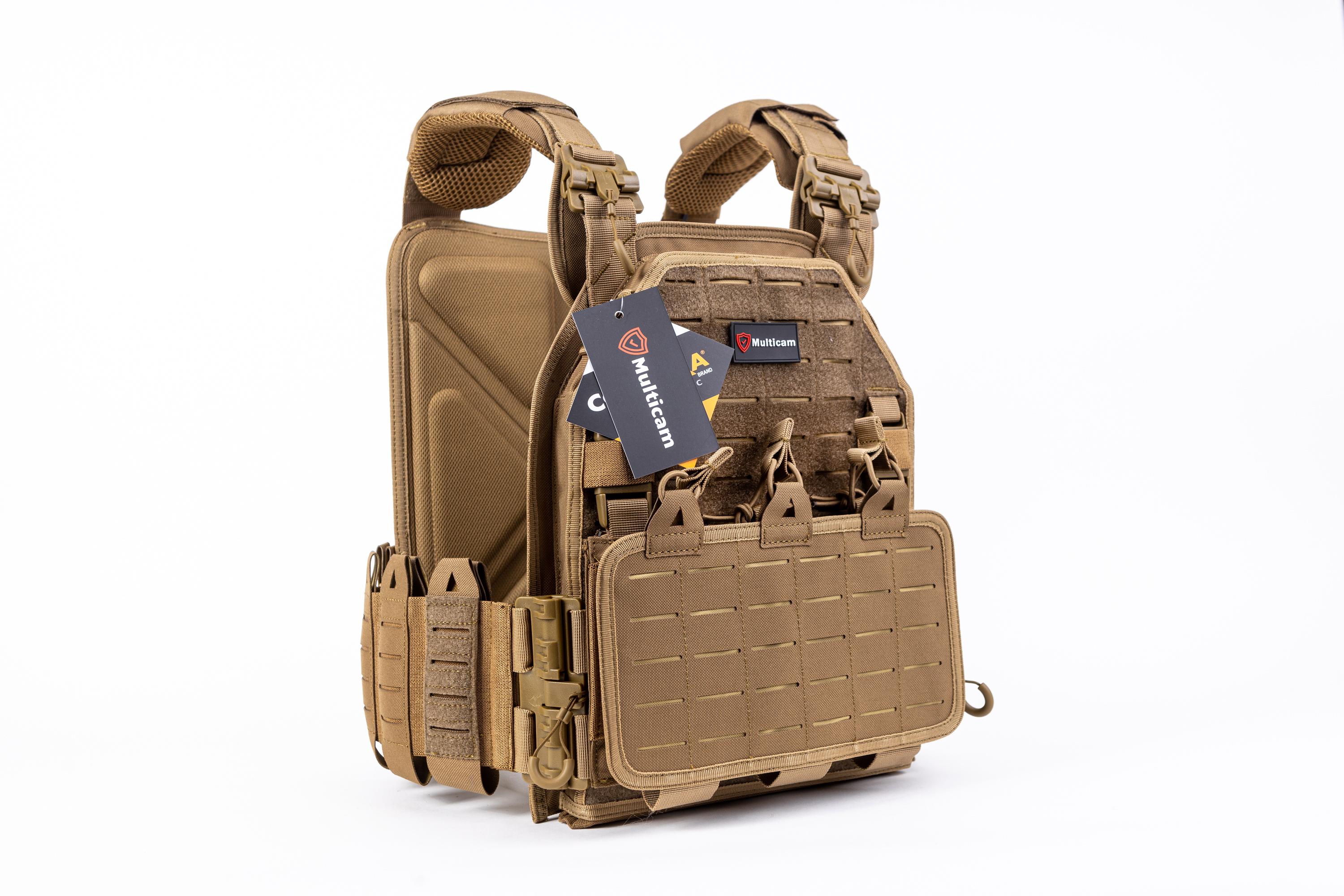 Плитоноска Multicam X650 MOLLE Cordura 1000D Пісочний (10070011) - фото 4