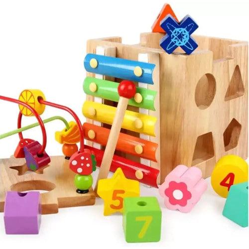 Дерев'яна іграшка Центр розвиваючий MD 0821 (27462395) - фото 2 Дерев'яна іграшка Центр розвиваючий MD 0821 (27462395) - фото 2