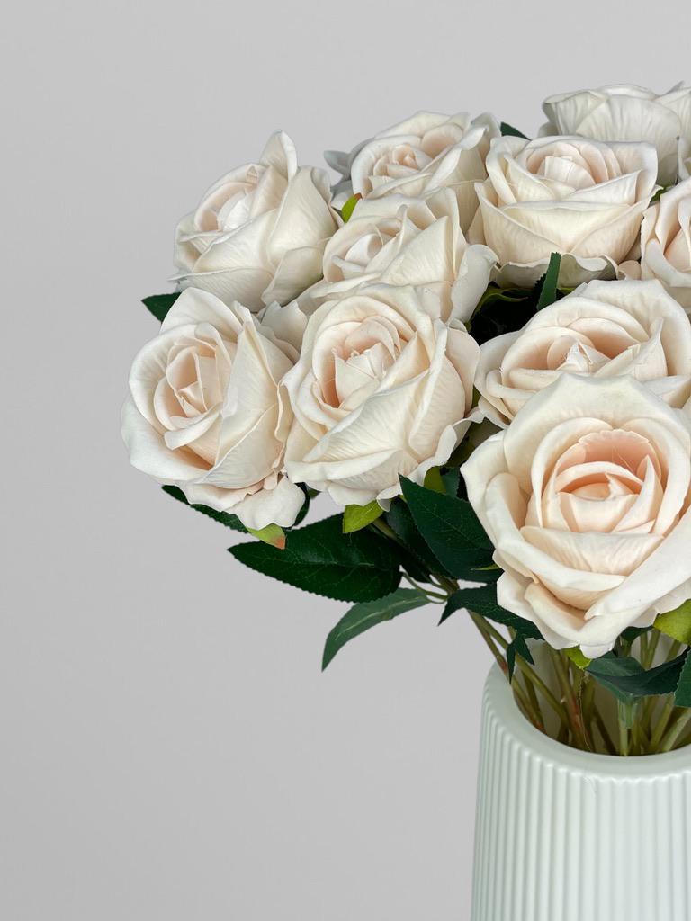 Роза на стеле 51 см Пудровый (К02080) - фото 5 Роза на стеле 51 см Пудровый (К02080) - фото 5