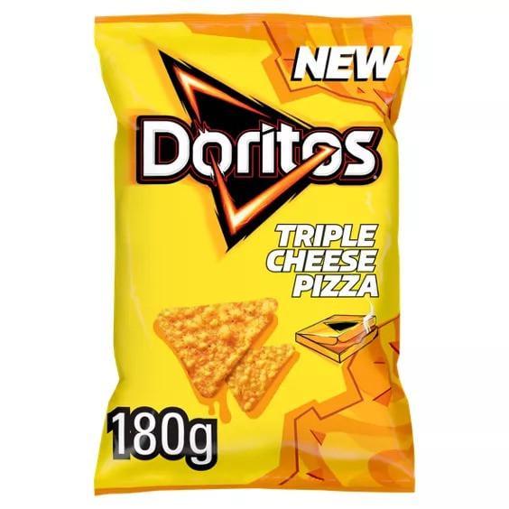 Чипси Doritos Triple Cheese Pizza сирна піцца 180 г (1808852145) Чипси Doritos Triple Cheese Pizza сирна піцца 180 г (1808852145)