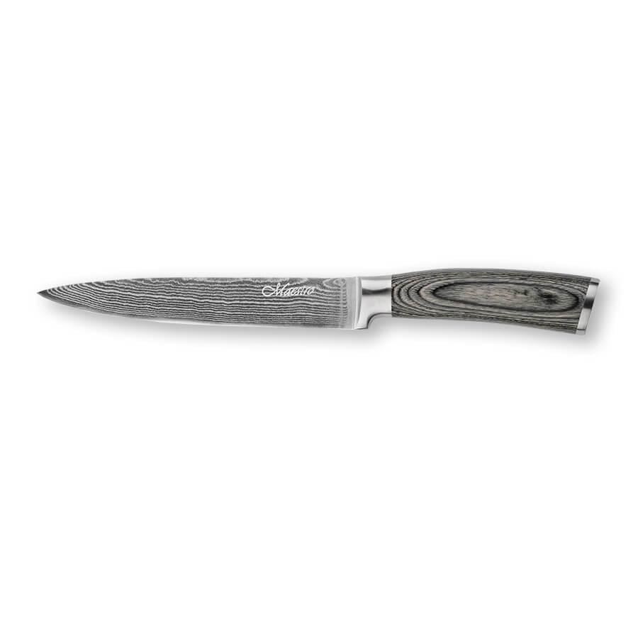 Кухонный нож Maestro Damascus Steel MR-1483 17,5 см (111261)