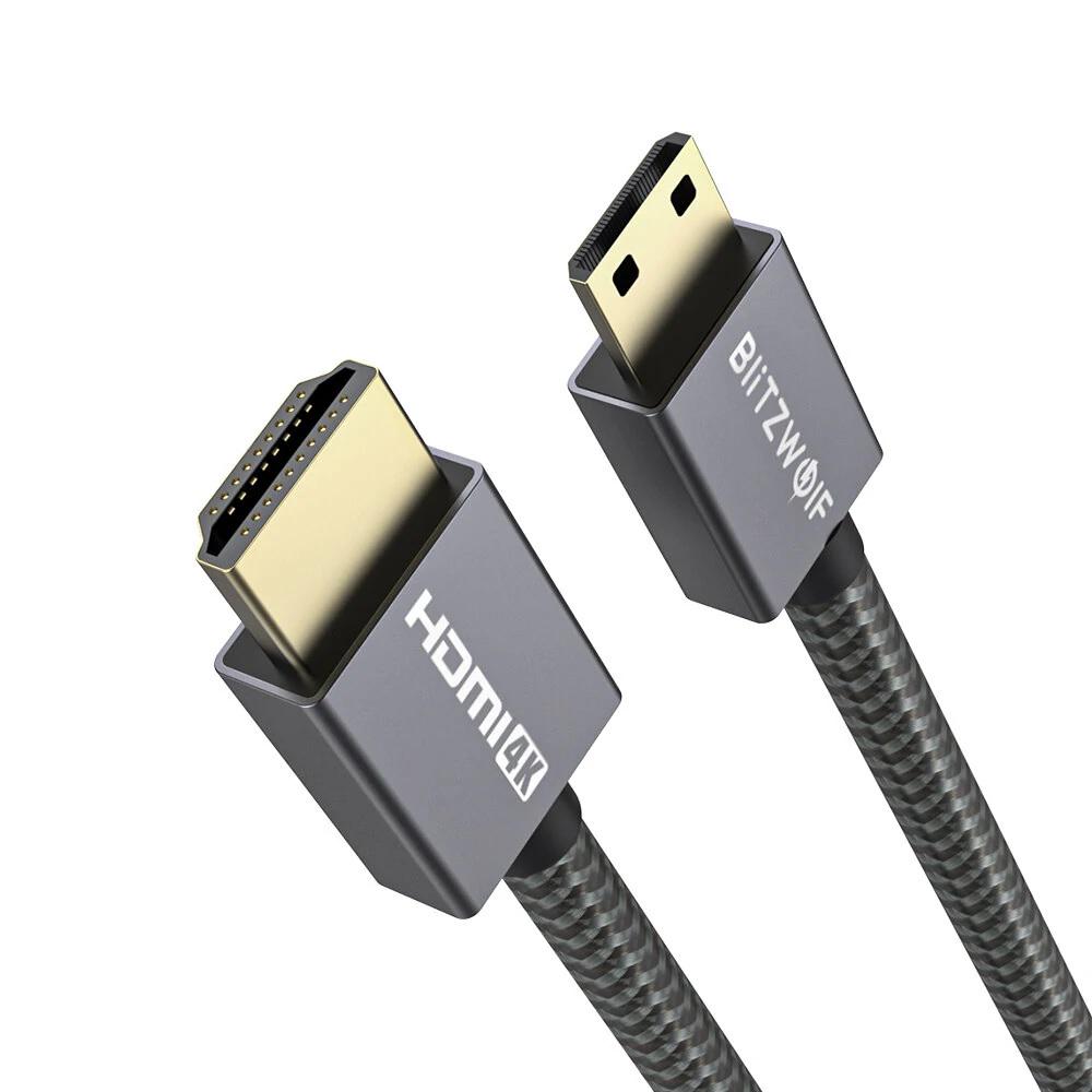 Кабель HDMI-miniHDMI BlitzWolf BW-HDC4 v2.0 1,2 м - фото 4