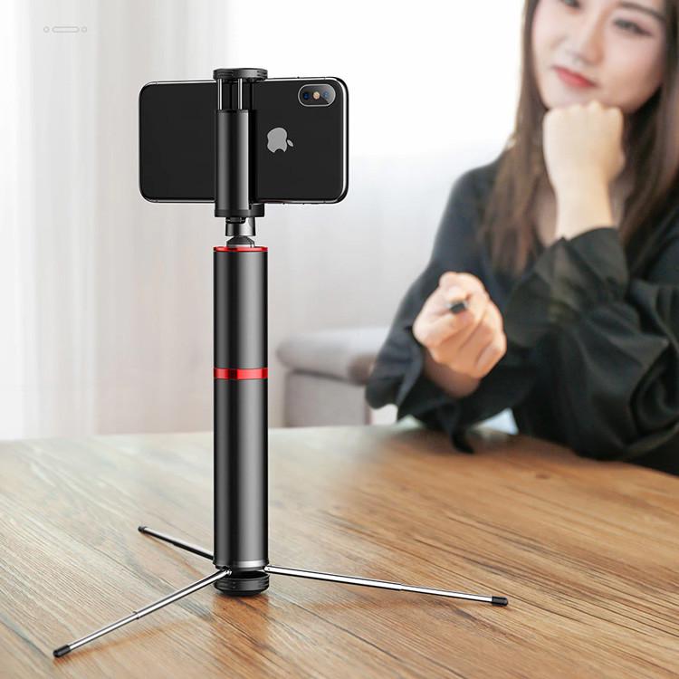 Монопод-штатив Baseus Bluetooth Selfie Stick SUDYZP-D1S Чорний/Сріблястий - фото 7