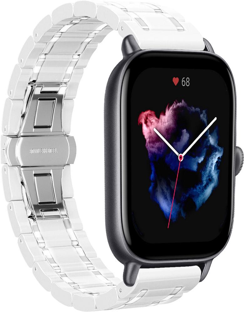 Ремешок керамический Ceramo для Amazfit GTS 3 White (28741-29)