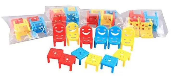 Настольная игра Балансирующие стулья разноцветные 36 стульчиков (295ab8ef) - фото 4