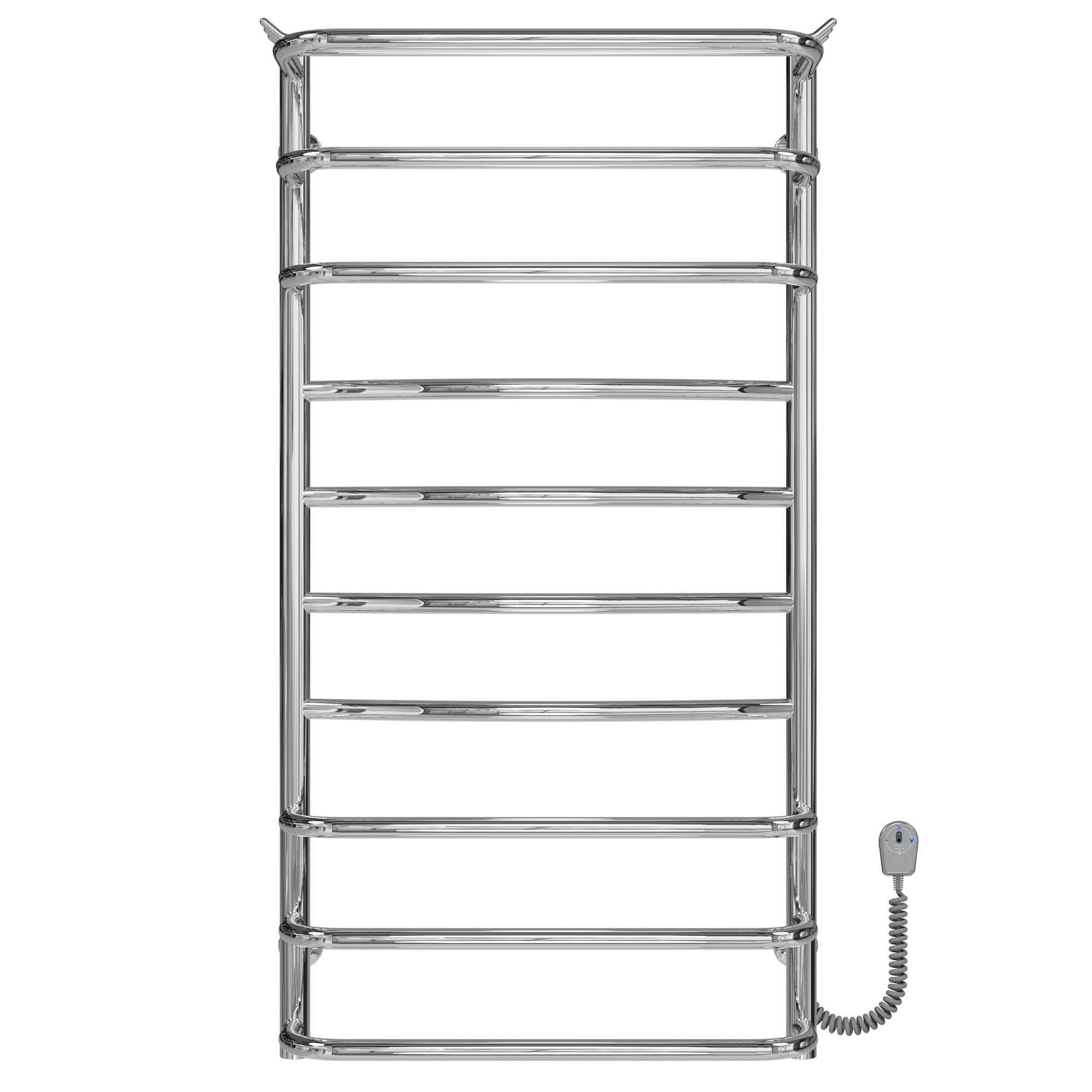 Полотенцесушитель электрический Deffi Юность П10 EF16 правое подключение нержавеющая сталь 500х1000 мм Хром (C.YU.100.50.10.E.C.R.5)