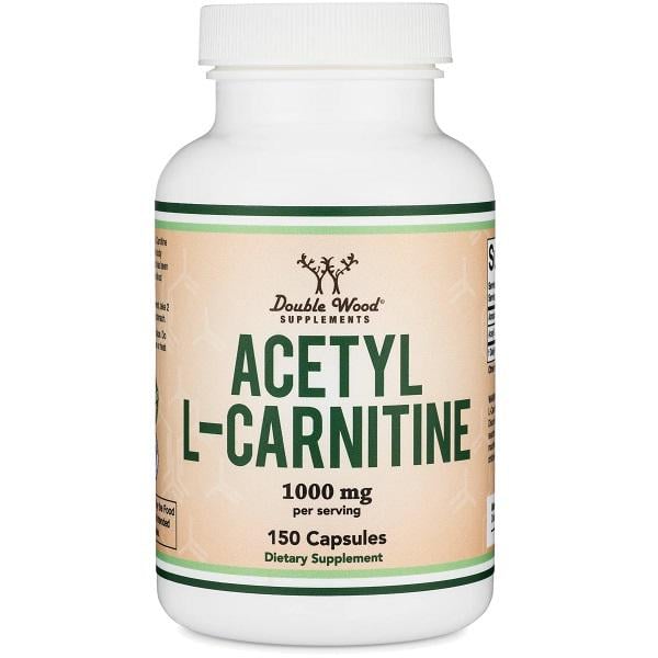 Комплекс Double Wood Acetyl L-Carnitine Ацетил/Карнітин 1000 мг 75 порцій 150 капсул (000020059)