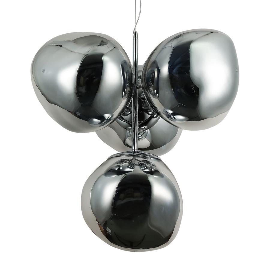 Люстра подвесная 793CH01-4 CH 280 E27 с 4 необычными плафонами Хром - фото 2 Люстра подвесная 793CH01-4 CH 280 E27 с 4 необычными плафонами Хром - фото 2