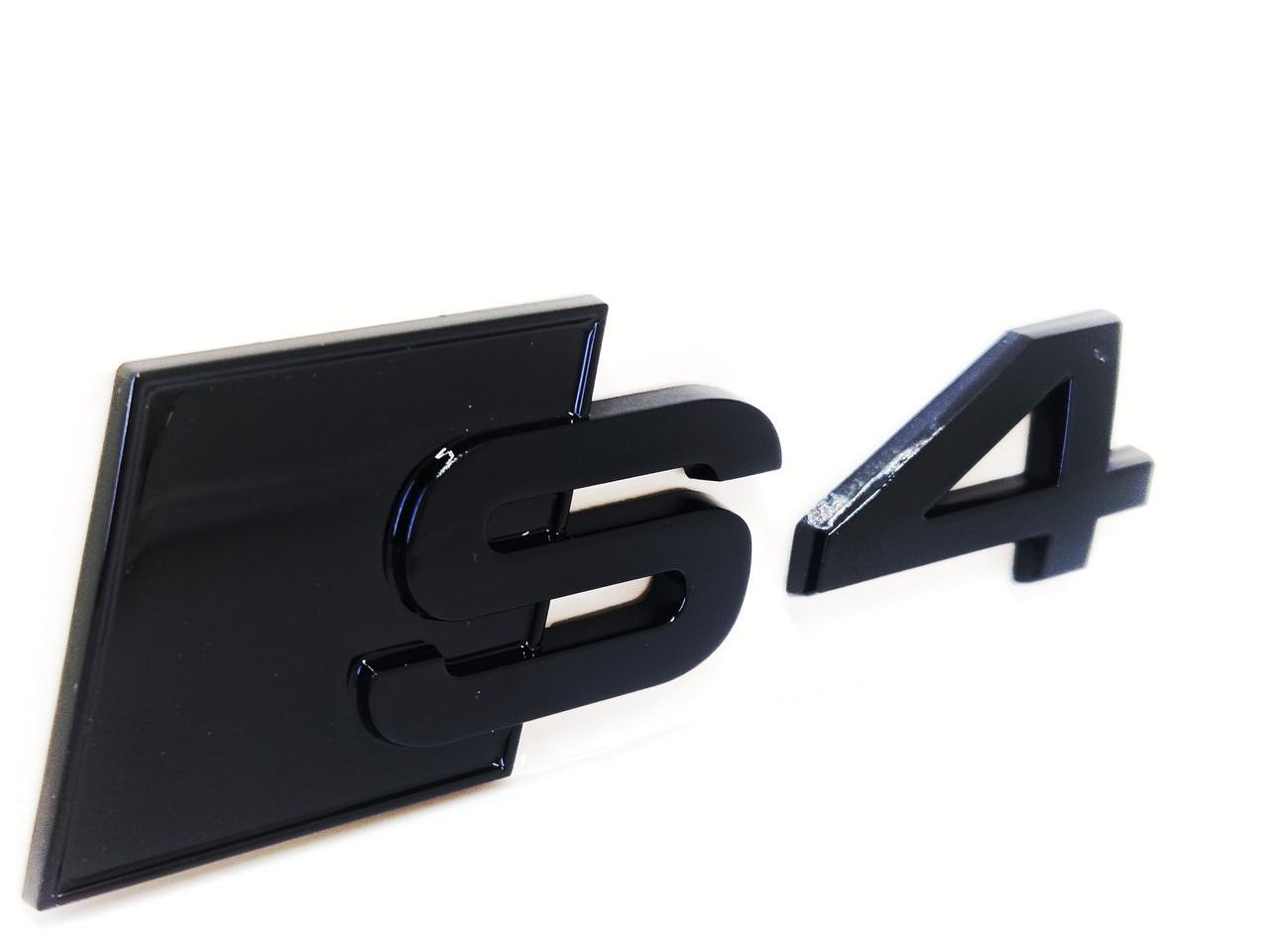 Надпись S4 Audi Эмблема Black gloss (2331168963)