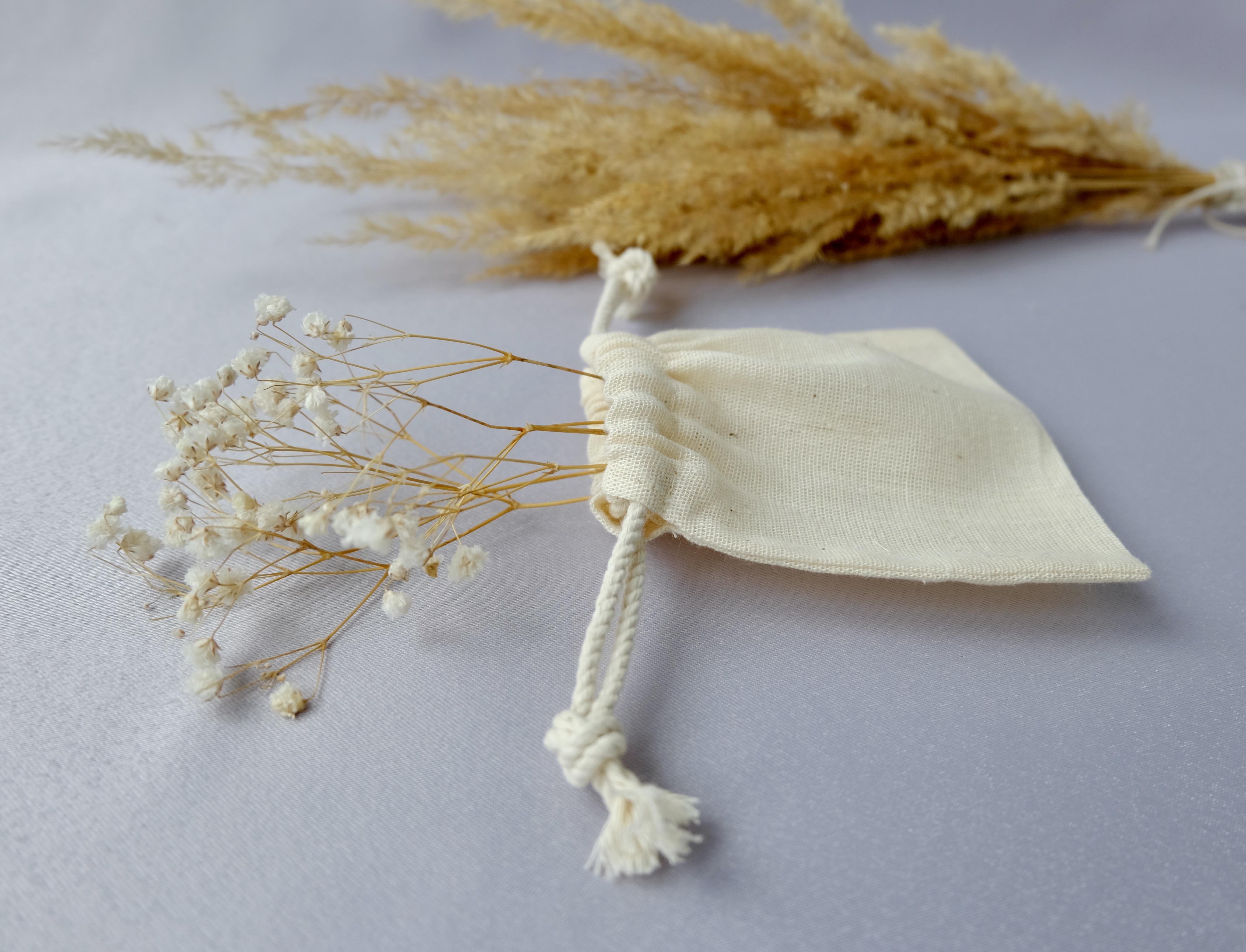 Мішечок бязь 10х10 см Бежевий - фото 3 Мішечок бязь 10х10 см Бежевий - фото 3