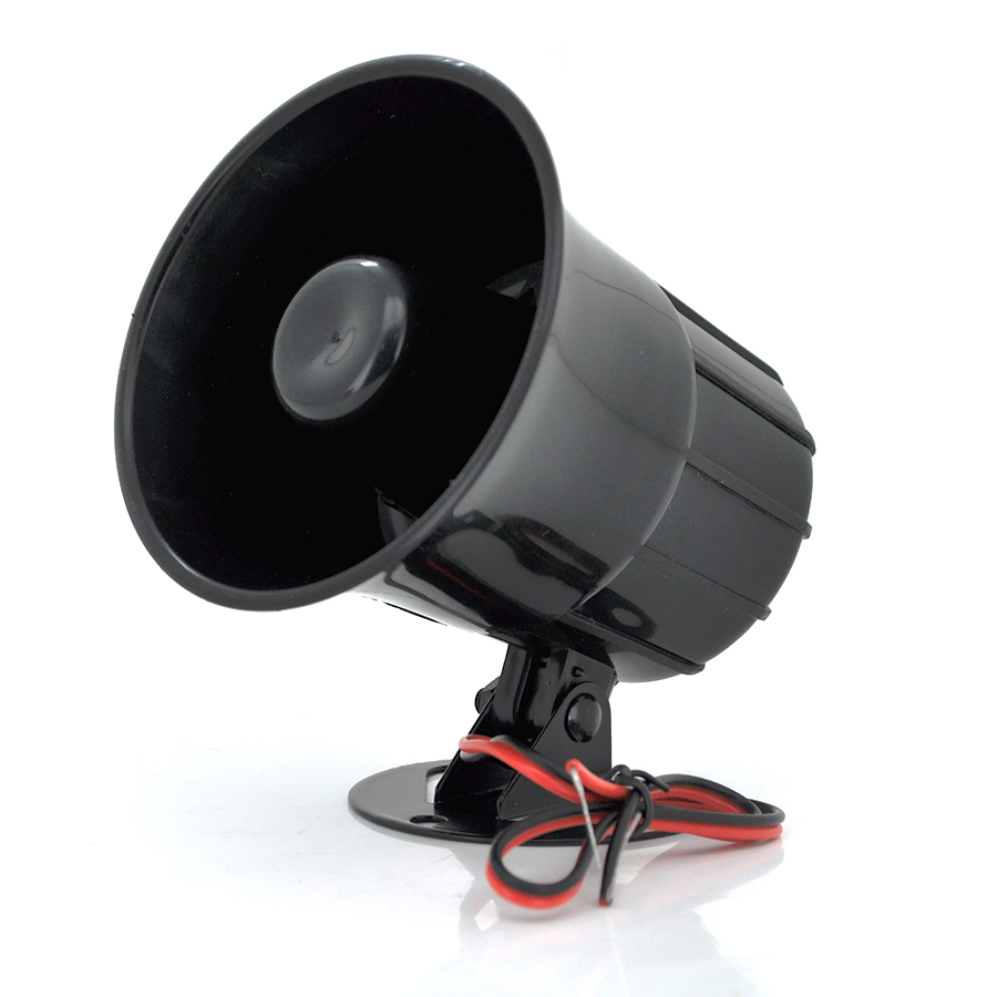 Сирена звуковая YOSO 15 Вт 110 дБ 6-12 В 320 мА 110х110х113 мм (YUT_V3082)