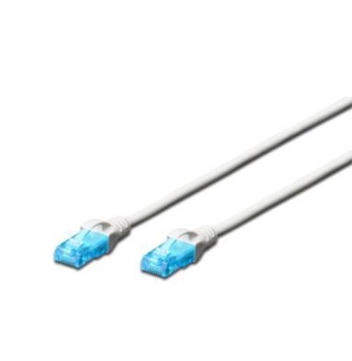 Патч-корд Digitus CCA Cat.5e U-UTP 5 м Білий (DK-1512-050/WH)