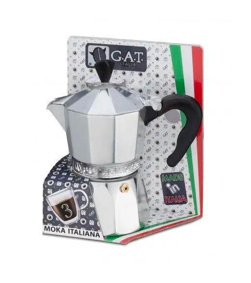 Гейзерна кавоварка Bialetti G.A.T. Supermoka на 3 чашки 150 мл (104003) - фото 2