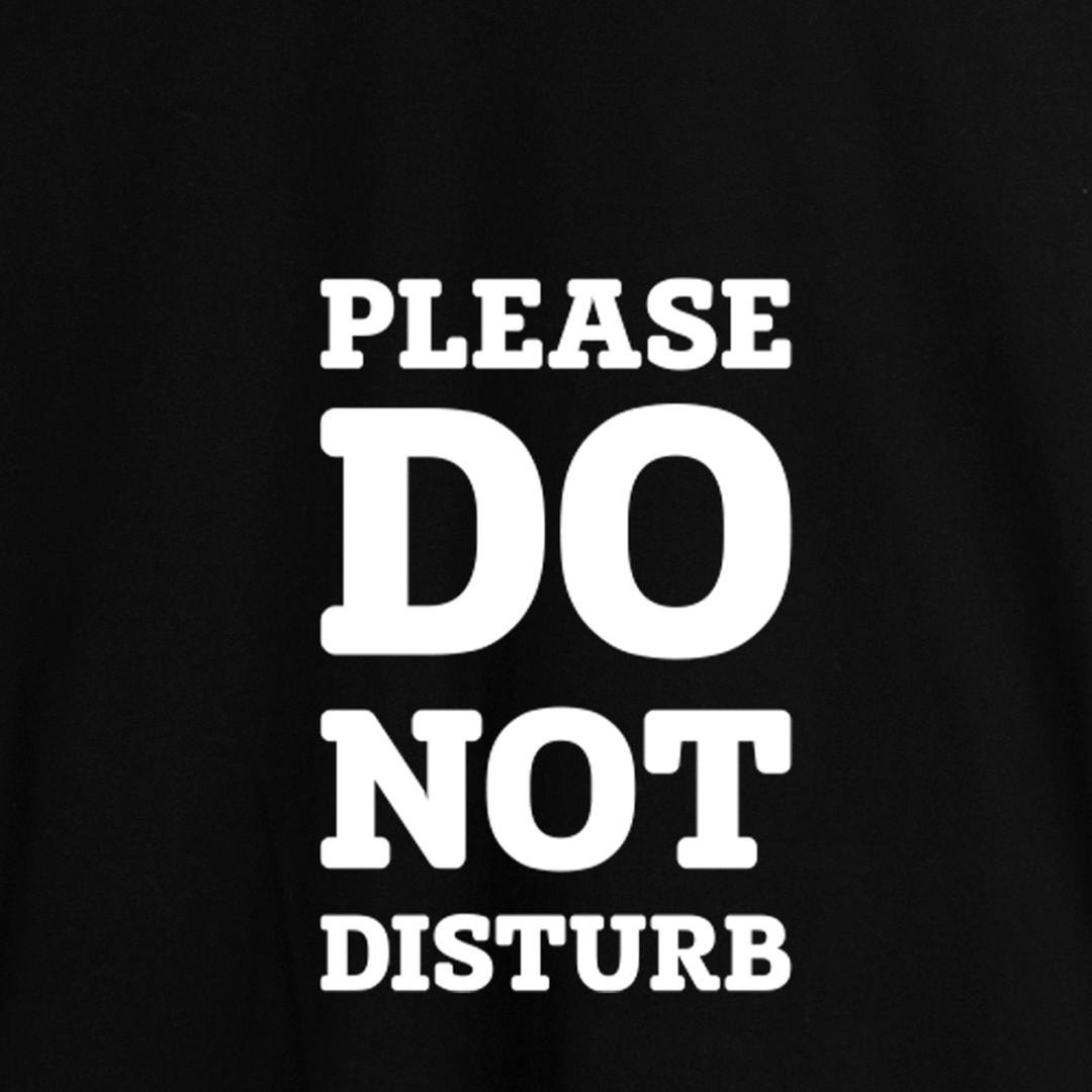 Футболка мужская "Please do not disturb" XXL Черный (BD-38959_335_450) - фото 4