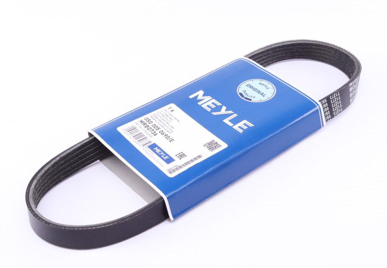 Ремень генератора Meyle Ford Fiesta/Fusion 1.25/1.4/1.6 01-12 5PK690- 050 005 0690/E