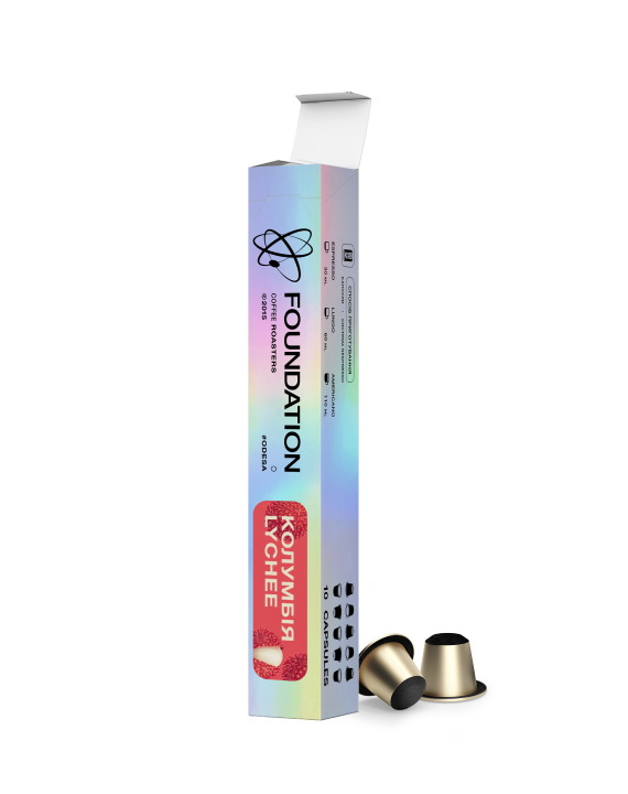 Кофе в капсулах FOUNDATION COFFEE ROASTERS Колумбия Lychee 10 шт/пак.