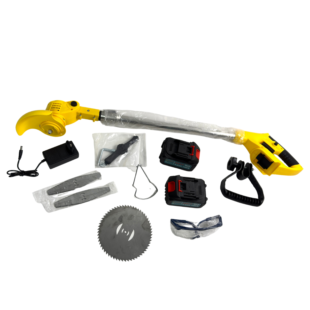 Тример для газону з 2 акумуляторами 48V (GYT-026-Yellow)