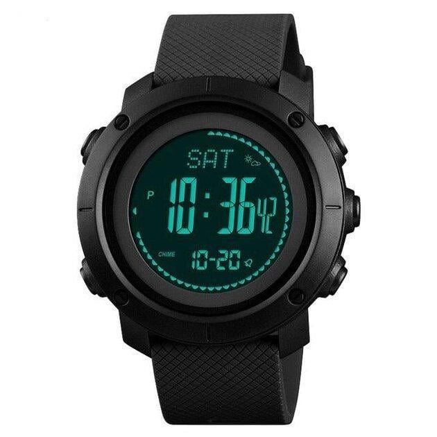 Часы Skmei мужские наручные 1427BK watch ABS Black (12376) - фото 2