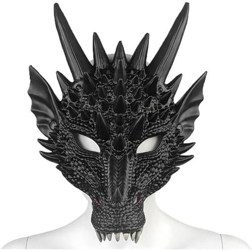 Маска Дракон SETA Decor 19-242BLK Маска Дракон SETA Decor 19-242BLK