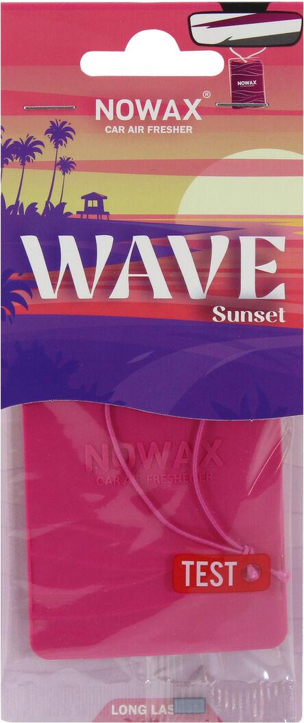 Ароматизатор Nowax Wave Sunset подвесной лист (NX07781)