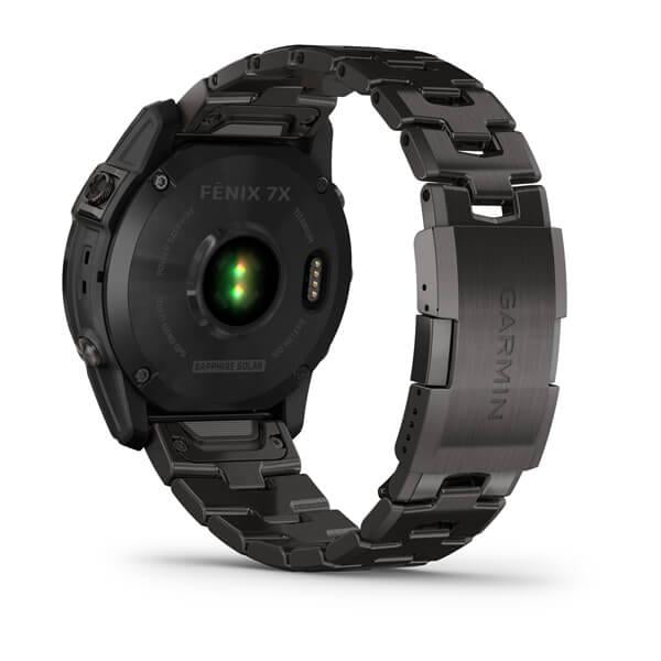 Смарт-часы Garmin Fenix 7X Sapphire Solar DLC + силиконовый ремешок Черный/Серый - фото 10