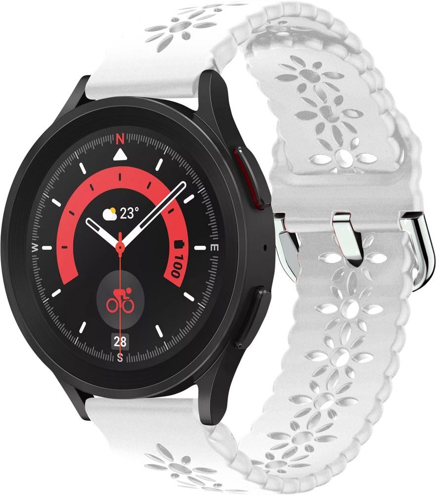 Ремінець Trase для Galaxy Watch 5 Pro White (29673-29)