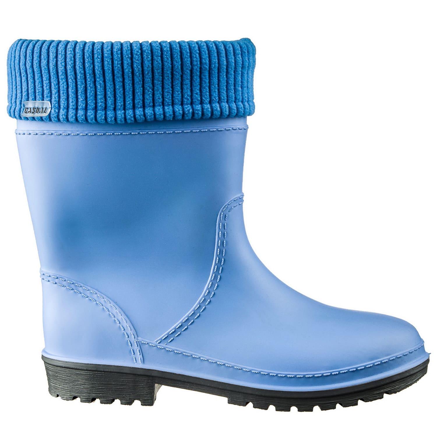 Полусапоги женские утепленные Casual р. 36 Голубой (92105424)