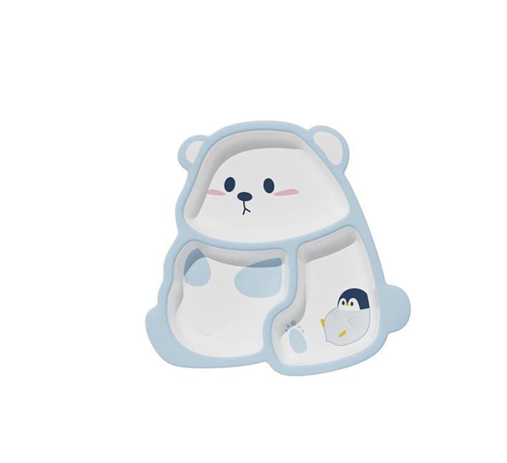 Тарелка детская Медведь 18559 3,3х24х25 см Голубой (5010852)