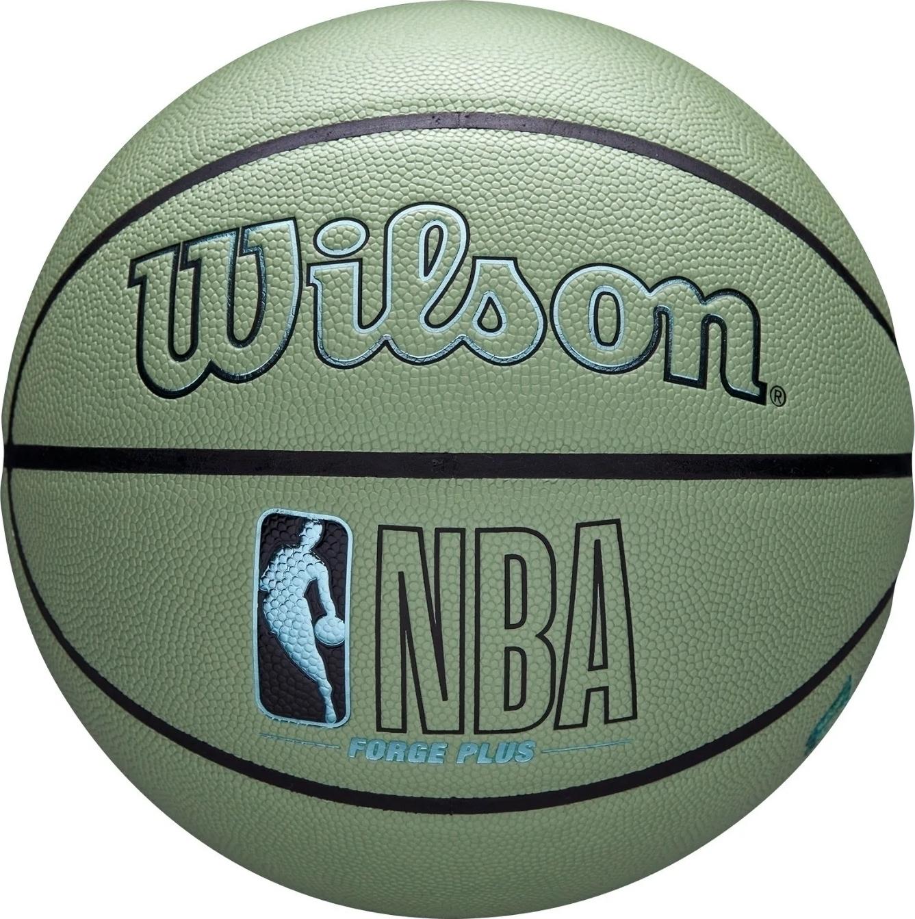 Баскетбольный мяч Wilson NBA FORGE PLUS ECO р. 7 Светло-зеленый (WZ2010902XB7)