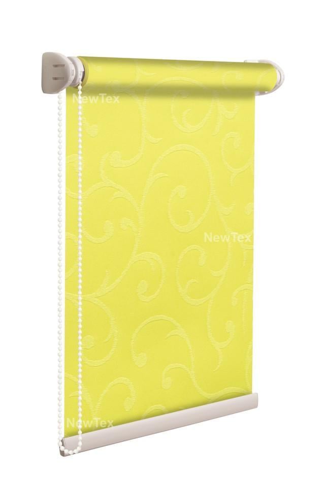 Рулонна штора NewTex Акант LUX 86х165 см Світло-салатовий (2257)
