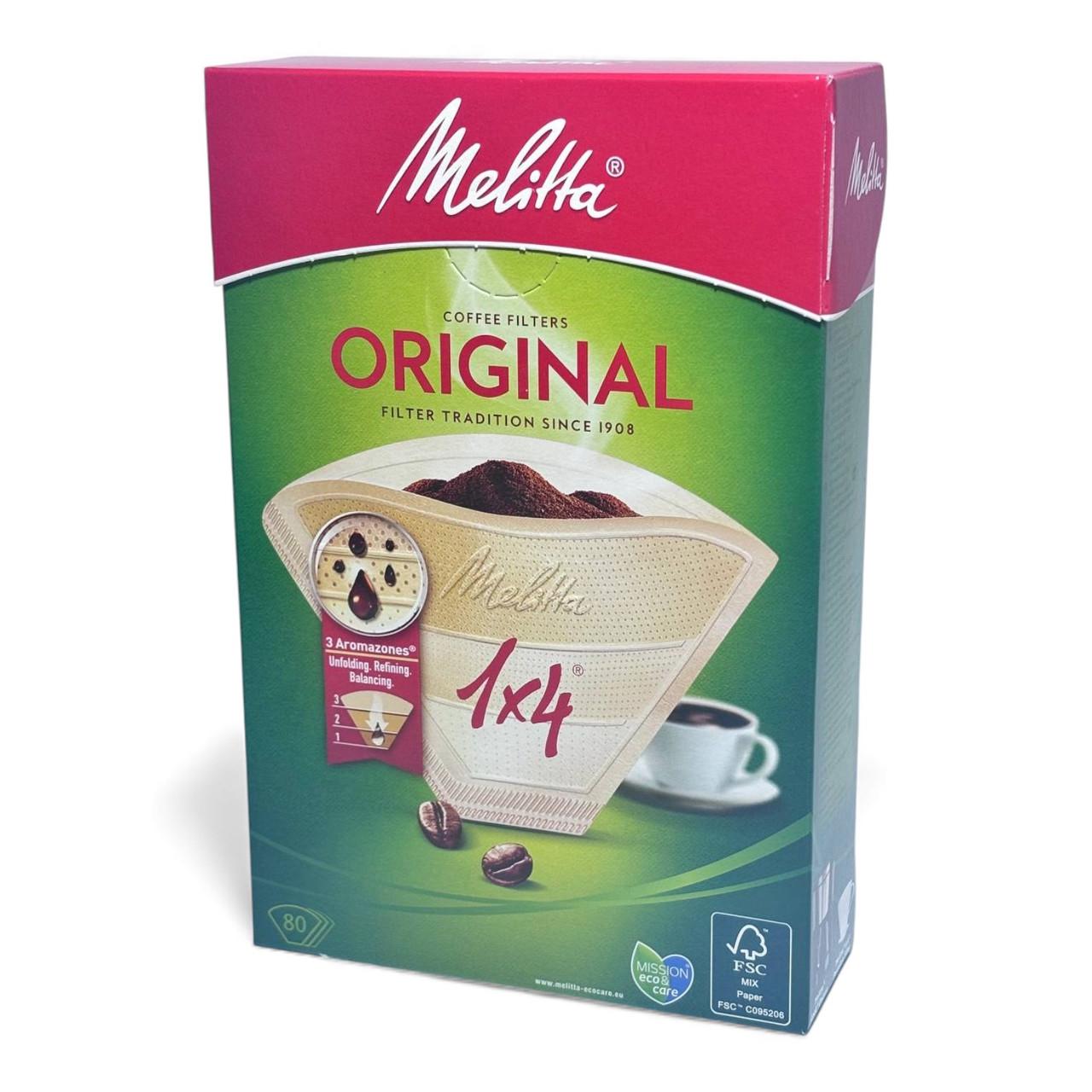 Бумажные фильтры Melitta 1X4 80 шт. (4006508122394)