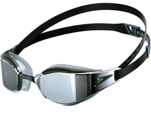 Очки для плавания Speedo FASTSKIN HYPER ELITE OSFM Черный/Серебристый (38100365)
