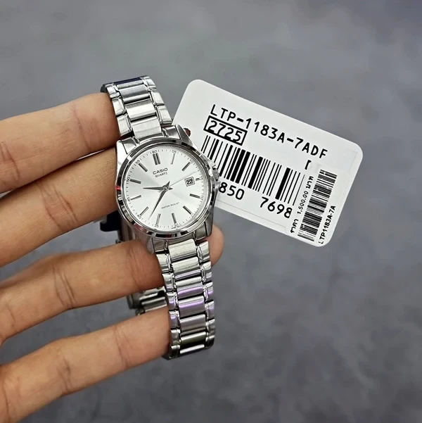 Наручний годинник жіночий Casio LTP-1183A-7ADF d 28 мм Срібний/Сірий циферблат (2461198024) - фото 4 Наручний годинник жіночий Casio LTP-1183A-7ADF d 28 мм Срібний/Сірий циферблат (2461198024) - фото 4