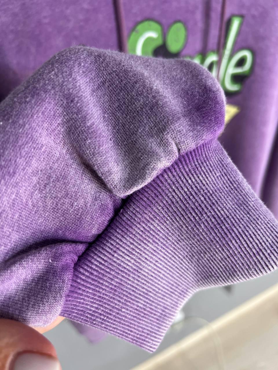 Худі жіночий A-N 25040 подовжений з капюшоном варений тай дай OS Фіолетовий (3433) - фото 5 Худі жіночий A-N 25040 подовжений з капюшоном варений тай дай OS Фіолетовий (3433) - фото 5