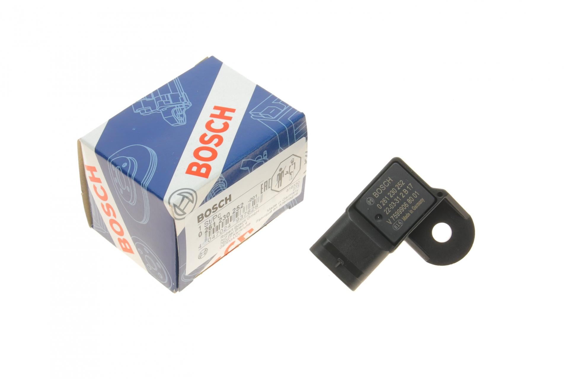Датчик тиску у впускному газопроводі BMW 3 F30/F80 1,6i 12-16N13/Citroen C4/C5 1,6THP 09-- (0 261 230 252) Датчик тиску у впускному газопроводі BMW 3 F30/F80 1,6i 12-16N13/Citroen C4/C5 1,6THP 09-- (0 261 230 252)