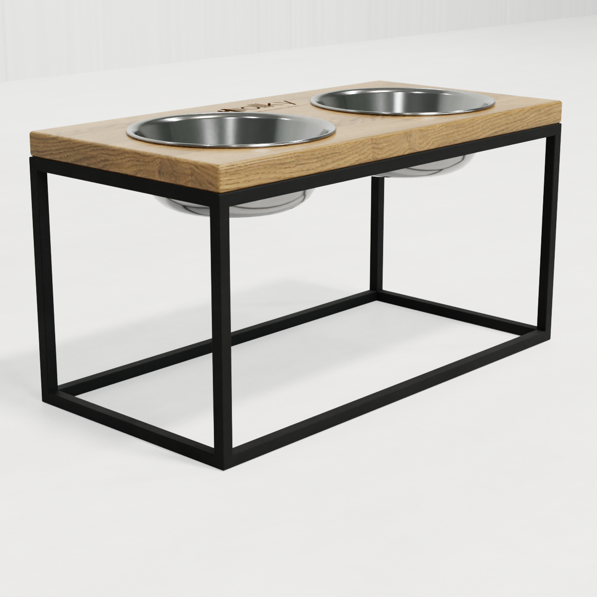 Миски на подставке для средних и больших собак Hollky Base L 2х0,95 л (BL-422120-BLNT) - фото 3 Миски на подставке для средних и больших собак Hollky Base L 2х0,95 л (BL-422120-BLNT) - фото 3