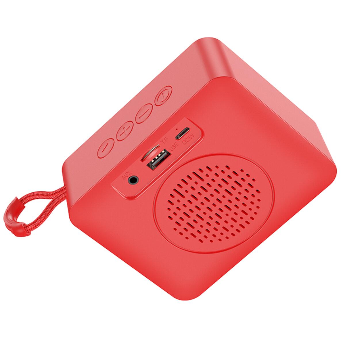 Портативна колонка HOCO BS51 Gold Brick Sports BT Speaker Bluetooth Red (000107) - фото 3