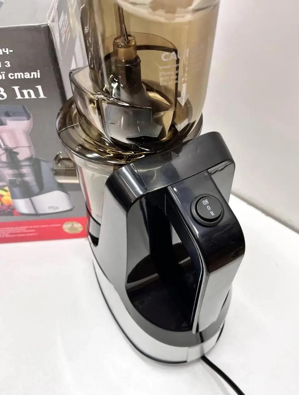 Соковыжималка шнековая Zepline ZP-6058 3000 Вт с мороженицей с чашей 0,3 л - фото 3