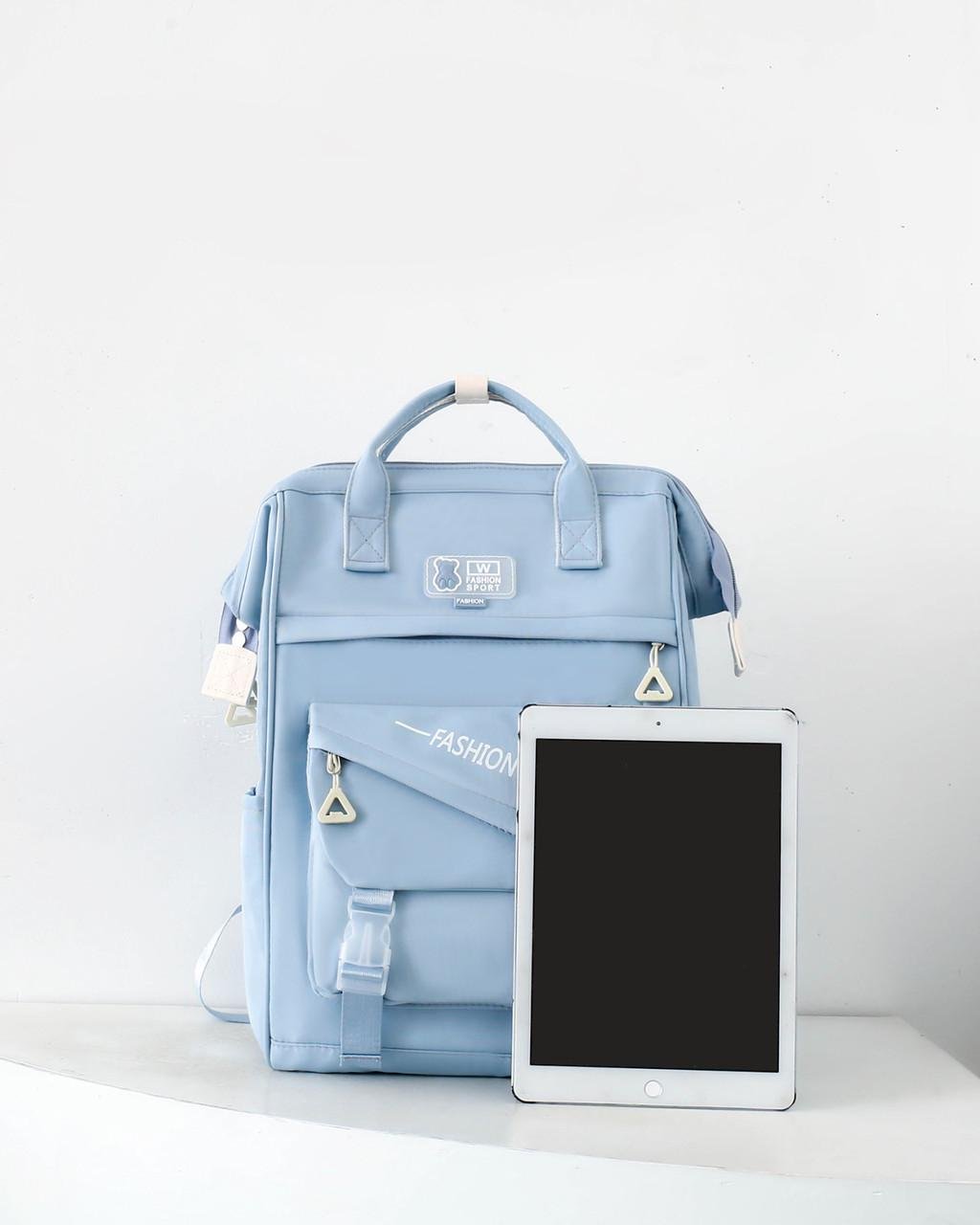 Стильний шкільний підлітковий рюкзак-сумка Fashion для 5-11 класу для дівчини (1308556269) - фото 3 Стильний шкільний підлітковий рюкзак-сумка Fashion для 5-11 класу для дівчини (1308556269) - фото 3