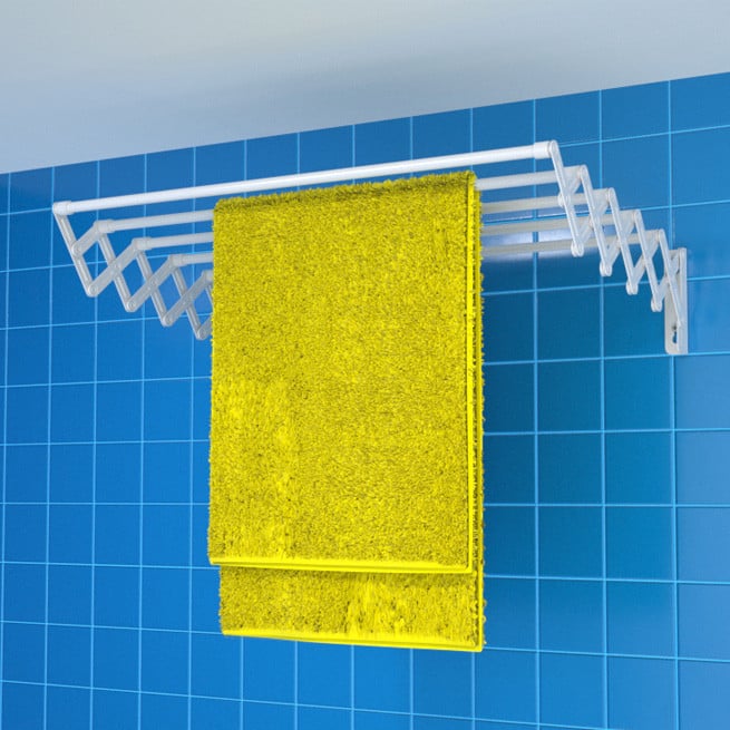 Сушарка гармошка настінна для білизни Мілтон 60 см - фото 2 Сушарка гармошка настінна для білизни Мілтон 60 см - фото 2