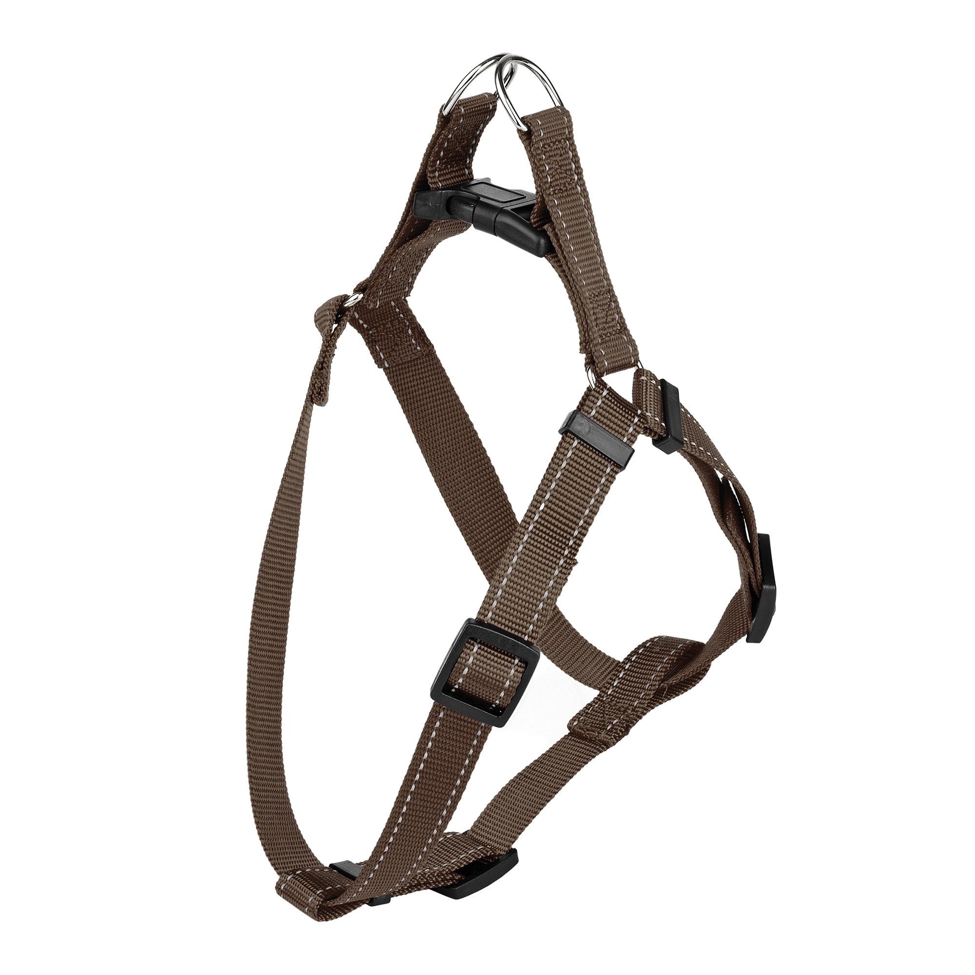 Шлея KareLine из нейлона с пластиковой пряжкой 10 мм А:240-300 мм В:260-400 мм Коричневый (0861/2) - фото 1 Шлея KareLine из нейлона с пластиковой пряжкой 10 мм А:240-300 мм В:260-400 мм Коричневый (0861/2) - фото 1