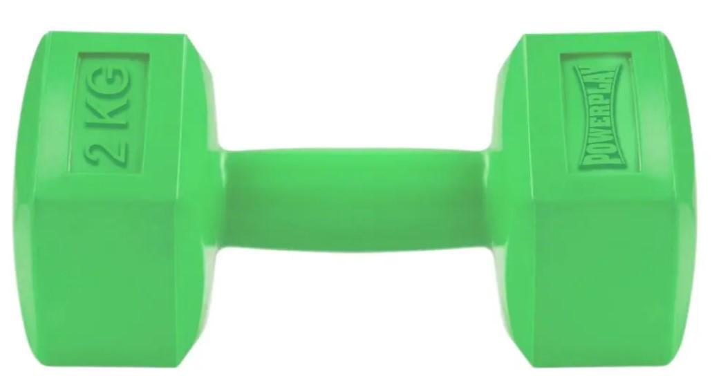 Гантель композитний PowerPlay Achilles 4124 2 кг 1 шт. Зелений (PP_4124_2kg)