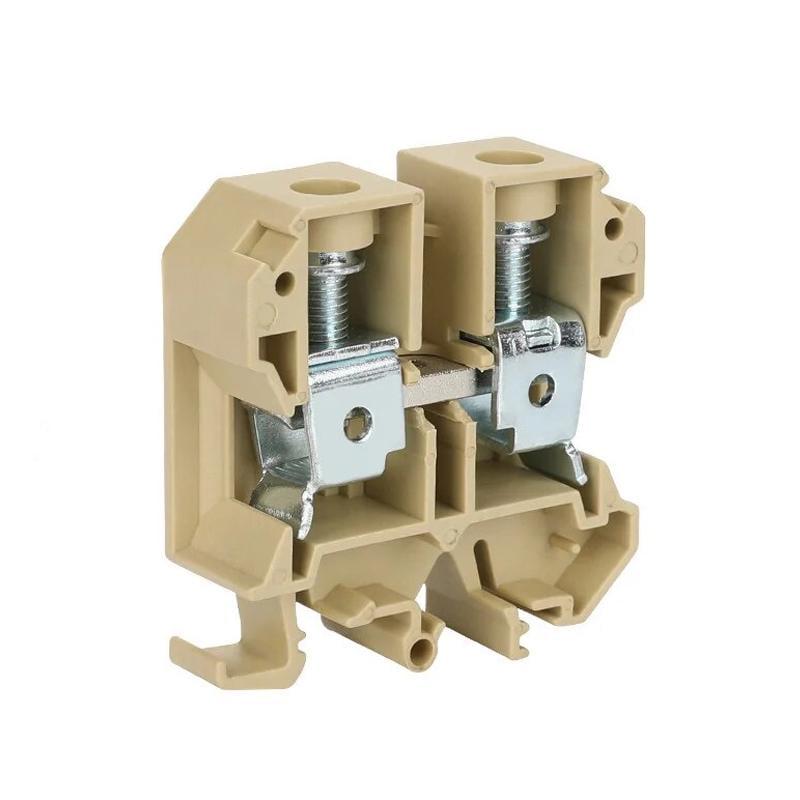 Клема гвинтова набірна CHINT SAK-35 125А 35 мм2 59х18,5х61,5 мм Бежевий (550042)