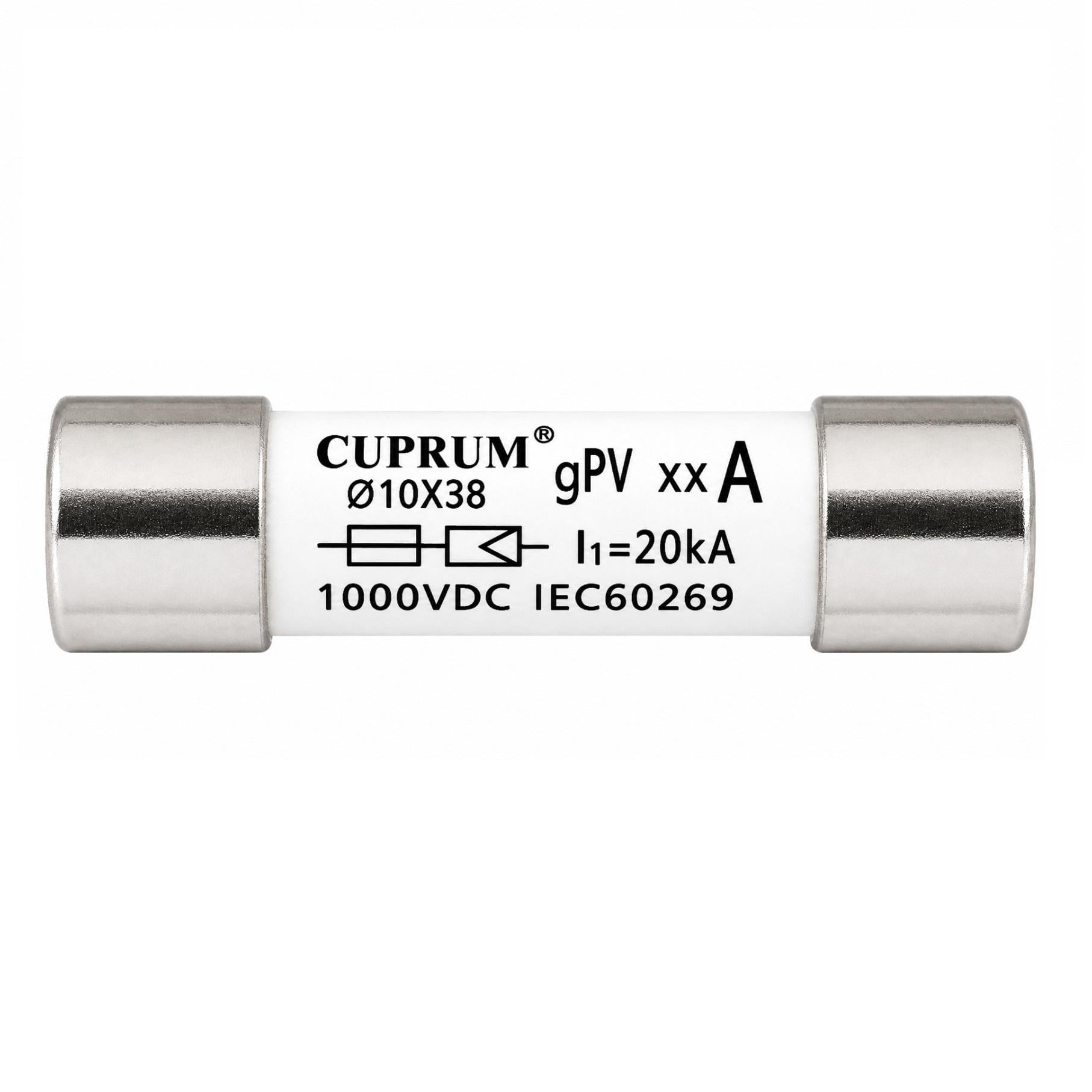 Предохранитель gPV 1038 быстродействующий 28А 1000V (37635744)