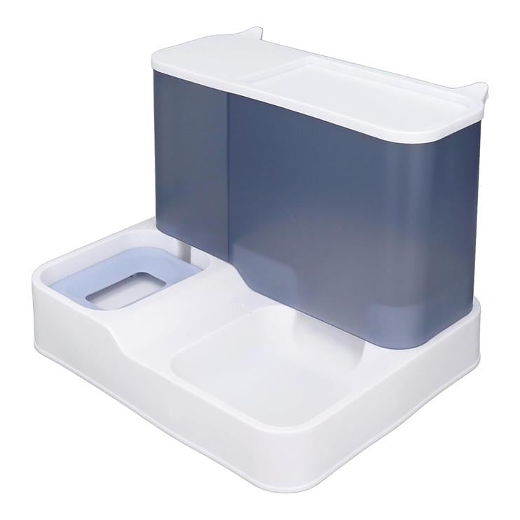 Автоматическая кормушка для животных Lesko DT537 с поилкой Blue (24366703)