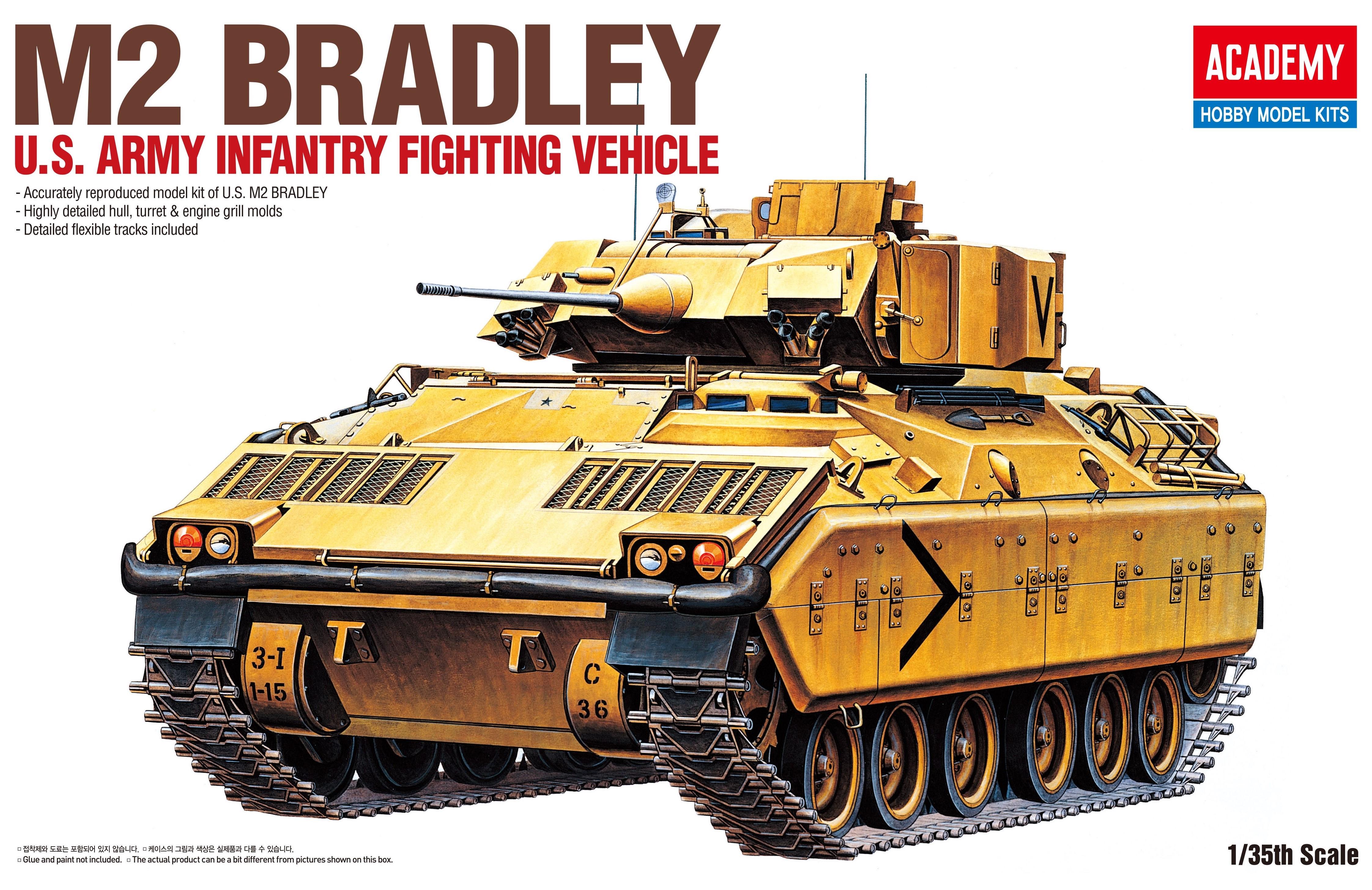 Сборная модель Academy M2 Bradley U.S. Army Infantry Fighting Vehicle 1:35 (13237)