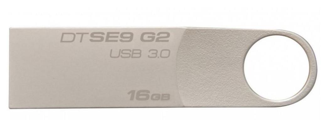 Флешка Kingston DTSE9 G2 USB 3.0 16 GB Серебристый (DTSE9G2/16GB) - фото 2